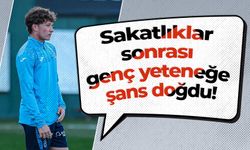 Sakatlıklar sonrası genç yeteneğe şans doğdu!