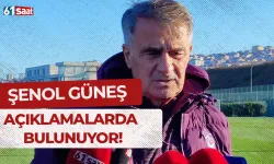 Şenol Güneş, açıklamalarda bulunuyor!