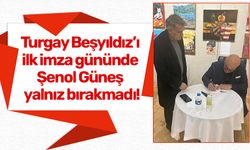 Turgay Beşyıldız’ı ilk imza gününde Şenol Güneş yalnız bırakmadı!