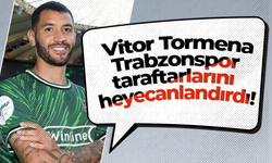 Vitor Tormena Trabzonspor taraftarlarını heyecanlandırdı!