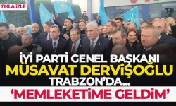 Müsavat Dervişoğlu Trabzon'da... 'Memleketime geldim'