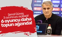 Şenol Güneş 3 oyuncuyu açıkladı! 6 oyuncu daha topun ağzında!