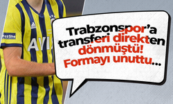 Trabzonspor’a transferi direkten dönmüştü! Formayı unuttu…