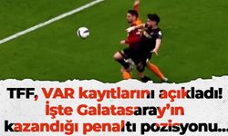 TFF, VAR kayıtlarını açıkladı! İşte Galatasaray’ın kazandığı penaltı pozisyonu…