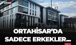 Ortahisar'da sadece erkekler...