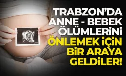 Trabzon'da anne - bebek ölümleri ile ilgili kritik toplantı...