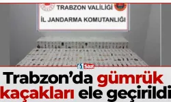 Trabzon’da gümrük kaçakları ele geçirildi