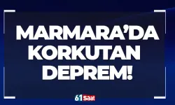 Marmara'da korkutan deprem!