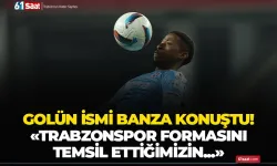 Golün ismi Banza konuştu! "Trabzonspor formasını temsil ettiğimizin..."