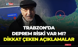 Trabzon'da deprem riski var mı?  6.6 büyüklüğünde deprem için uyarı