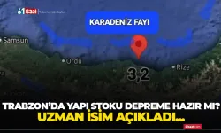 Trabzon'daki yapı stoku depreme hazır mı? Uzman isim açıkladı!