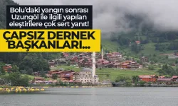 Trabzon'da Uzungöl ve Yangın eleştirilerine çok sert yanıt...