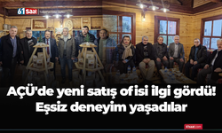 AÇÜ'de yeni satış ofisi ilgi gördü! Eşsiz deneyim yaşadılar