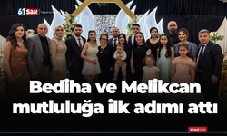 Bediha ve Melikcan mutluluğa ilk adımı attı