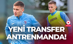 Trabzonspor'da yeni transfer Danylo Sikan antrenmanda yer aldı