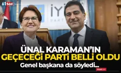 Ünal Karaman'ın geçeceği parti belli oldu! Flaş iddia...