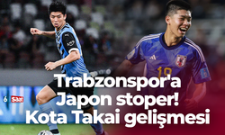 Trabzonspor'a Japon stoper! Kota Takai gelişmesi