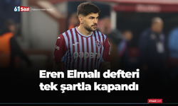 Eren Elmalı defteri tek şartla kapandı