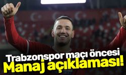 Trabzonspor maçı öncesi Rey Manaj açıklaması!