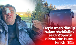 Deplasman dönüşü takım otobüsüne saldırı! Sportif direktörün burnu kırıldı