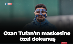 Ozan Tufan’ın maskesine özel dokunuş