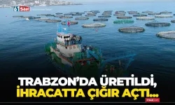 Trabzon'da üretildi, ihracatta çığır açtı...