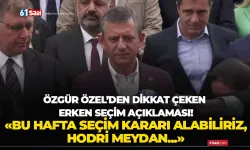 Özgür Özel'den dikkat çeken erken seçim açıklaması: "İsterlerse bu hafta seçim kararını alabiliriz, hodri meydan"