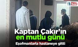 Uğurcan’ın en mutlu günü! Eşofmanlarla hastaneye gitti