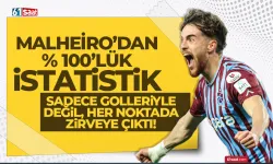 Trabzonsporlu Malheiro, sadece golleriyle değil, istatistikleriyle de tam not aldı!