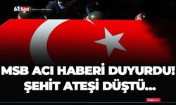 MSB acı haberi duyurdu! Şehit ateşi düştü…