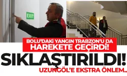 Trabzon'da Uzungöl'e ekstra yangın önlemi...