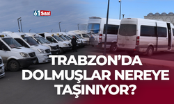 Trabzon'da dolmuşlar nereye taşınıyor?