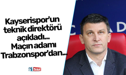 Kayserispor'un teknik direktörü açıkladı... Maçın adamı Trabzonspor'dan...