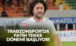 Trabzonspor'da Fatih Tekke dönemi başlıyor!