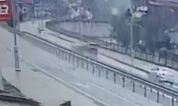 Rize’de 1 kişinin öldüğü feci kaza kamerada