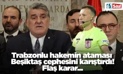 Trabzonlu hakemin ataması Beşiktaş cephesini karıştırdı! Flaş karar...