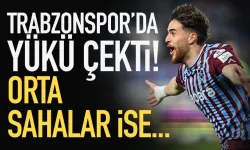 Trabzonspor'da yükü çekti, orta sahalar ise...