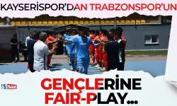 Kayserispor'dan Trabzonspor'un gençlerine fair-play örneği