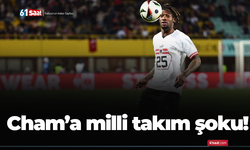 Cham’a milli takım şoku!