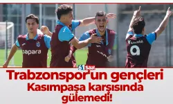 Trabzonspor'un gençleri Kasımpaşa karşısında gülemedi!