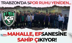 Trabzon'da spor ruhu yeniden canlanıyor! Mahalle, efsanesine sahip çıktı...