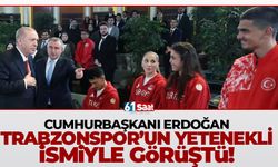 Cumhurbaşkanı Erdoğan Trabzonsporlu futbolcuyla görüştü