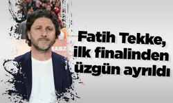 Fatih Tekke, ilk finalinden üzgün ayrıldı