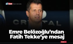 Emre Belözoğlu’ndan Fatih Tekke’ye mesaj