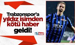 Trabzonspor'a yıldız oyuncudan kötü haber!