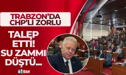 Trabzon'da CHP talep etti, su zammı düşürüldü...