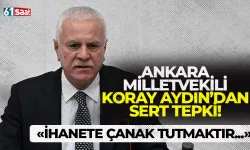 Ankara Milletvekili Koray Aydın’dan Tunceli’deki anma etkinliğine sert tepki! "İhanete çanak tutmaktır..."