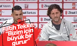 Fatih Tekke: "Bizim için büyük bir gurur"