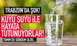 Trabzon'da şok! Kuyu suyu ile hayata tutunuyor...