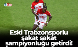 Eski Trabzonsporlu sakat sakat şampiyonluğu getirdi!